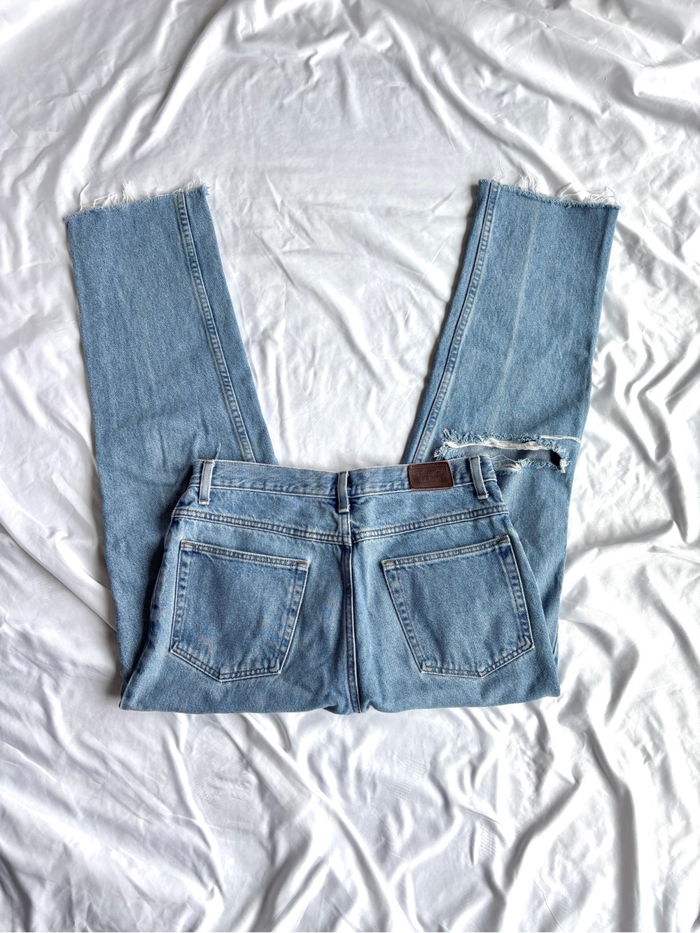 LL Bean Relaxed Fit Distressed Jeans